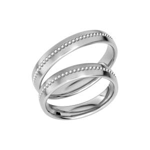 Reflection 11 Vitguld - Vigsel- & förlovningsringar - Schalins - Fri storleksändring* - Nordic Spectra