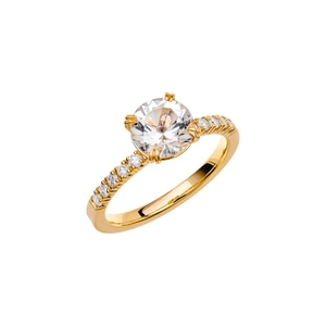 Fairytale 4 Snow White Beryl Gold - Wedding & engagement rings - Schalins - Scandinavian design - Nordic Spectra