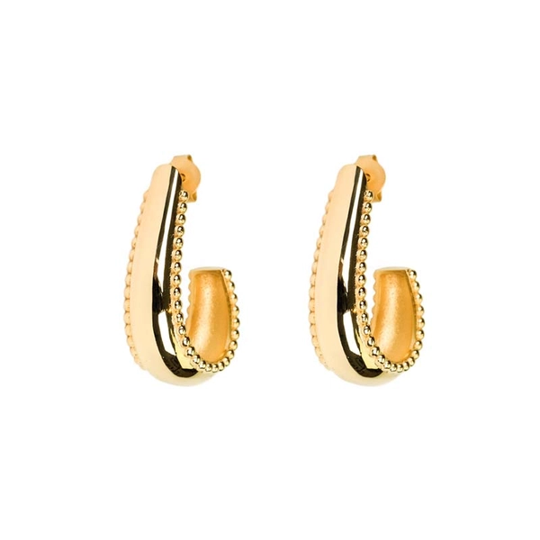 Dot Hoops Large Gold von Emma Israelsson, Schneller Versand - Nordicspectra.de