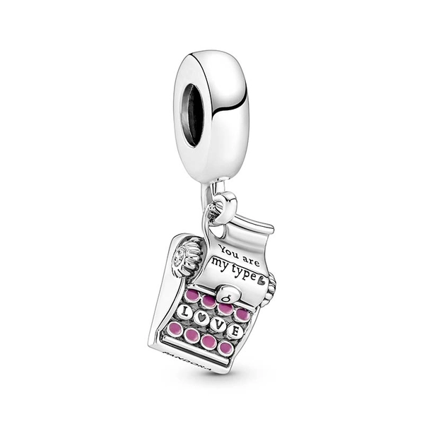 Schreibmaschine Charm-Anhänger von PANDORA, Schneller Versand - Nordicspectra.de