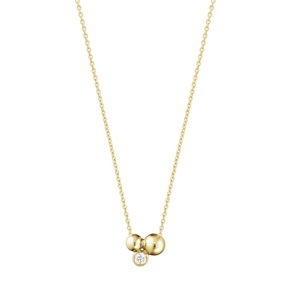 Moonlight Grapes Kette Drei Trauben Mit Diamant Gold von Georg Jensen, Schneller Versand - Nordicspectra.de