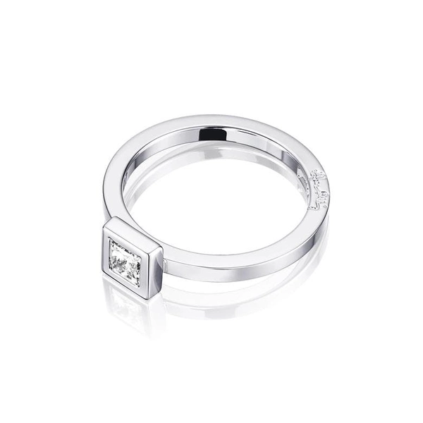 Princess Wedding Thin Ring 0.30 ct White Gold - Efva Attling ringar - Snabb frakt & paketinslagning - Nordicspectra.se