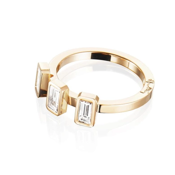 Baguette Wedding Ring 0.60 ct Gold - Efva Attling ringar - Snabb frakt & paketinslagning - Nordicspectra.se