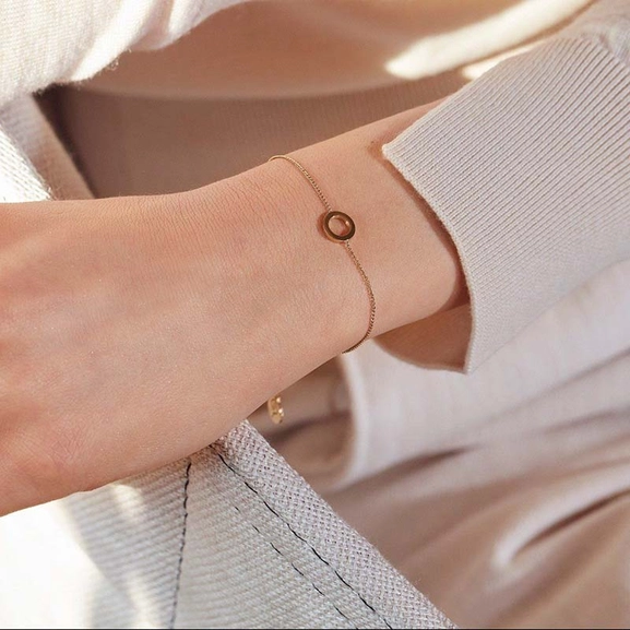 Circle Mini Bracelet Gold - Edblad - Snabb frakt & paketinslagning - Nordicspectra.se