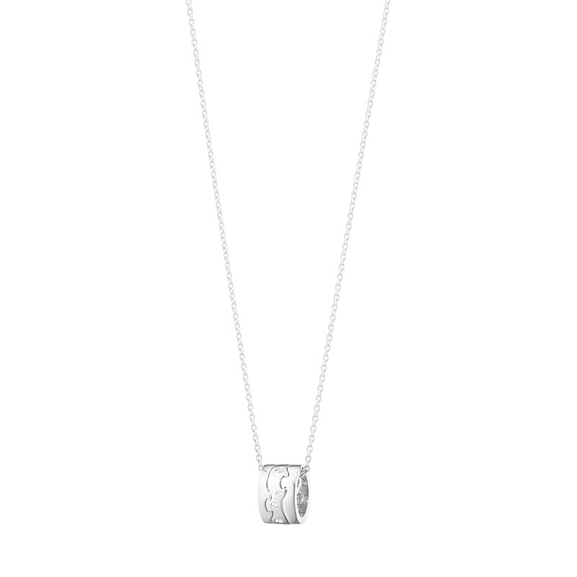 Fusion Halsband Vitguld med 0.05 ct Diamanter - Georg Jensen halsband - Snabb frakt & paketinslagning - Nordicspectra.se