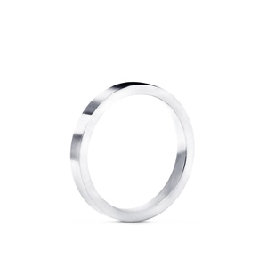 1946 Ring Rak 3 mm Platina - Nordic Spectra - Förstärker livets stora händelser - Nordic Spectra