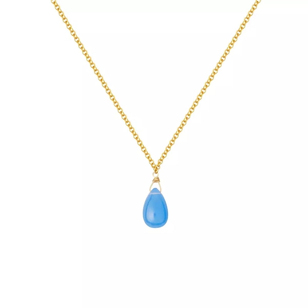 Candy Drop Necklace Blue - Sophie By Sophie - Snabb frakt & paketinslagning - Nordicspectra.se
