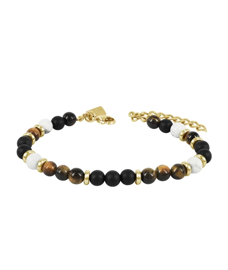 AROCK - LANDON Armband Svart/Guld