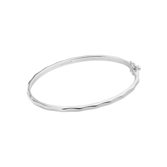 Cavelle Structured Bangle Silver von Syster P