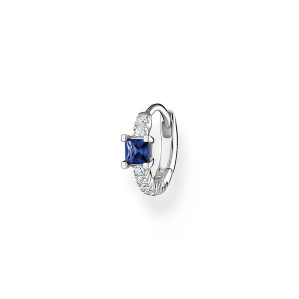 Einzel Creole Mit Blauen und Weissen Steinen Silber von Thomas Sabo, Schneller Versand - Nordicspectra.de