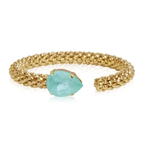 Classic Rope Bracelet i guld och mjuk mint