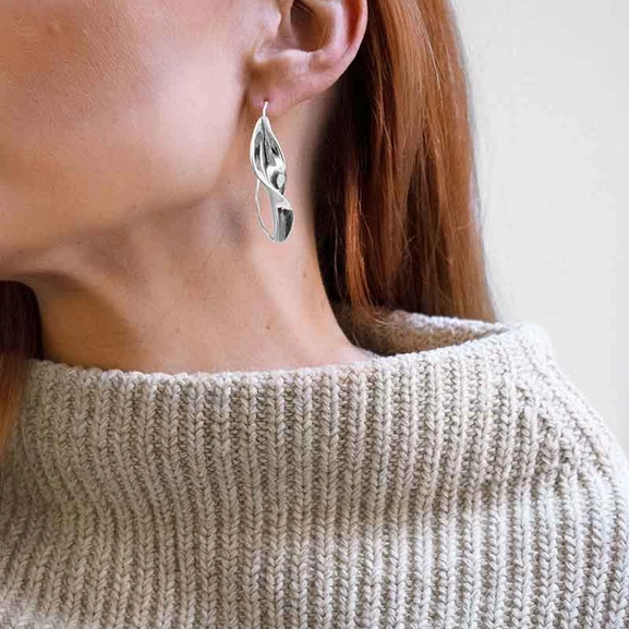 Wave Small Earrings Drakenberg Sjölin, Schneller Versand - Nordicspectra.de