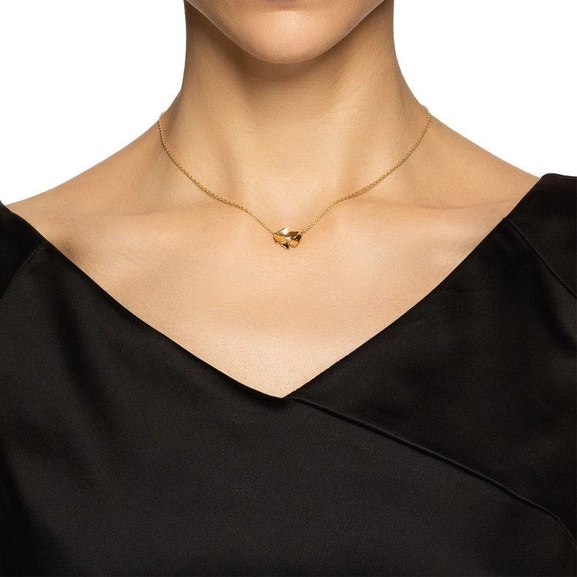 Violet & Stars Necklace Gold von Efva Attling, Schneller Versand - Nordicspectra.de