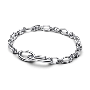Öffnendes ovales Gliederarmband aus Sterlingsilber von Pandora ME