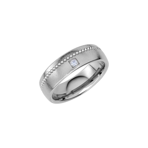 Reflection 08 White Gold - Wedding & engagement rings - Schalins - Scandinavian design - Nordic Spectra