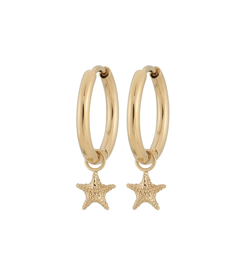 Beachcomber Starfish Hoops Gold - Edblad - Snabb frakt & paketinslagning - Nordic Spectra