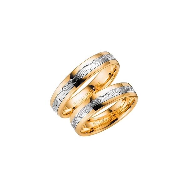 Turin 5 Gold/White Gold - Wedding & engagement rings - Schalins - Scandinavian design - Nordic Spectra