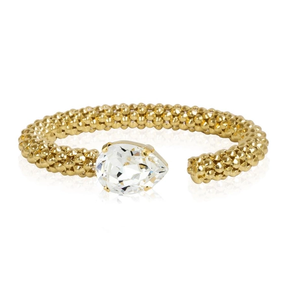 Classic Rope Bracelet Gold Crystal - Caroline Svedbom - Nopea toimitus ja lahjapakkaus - Nordic Spectra