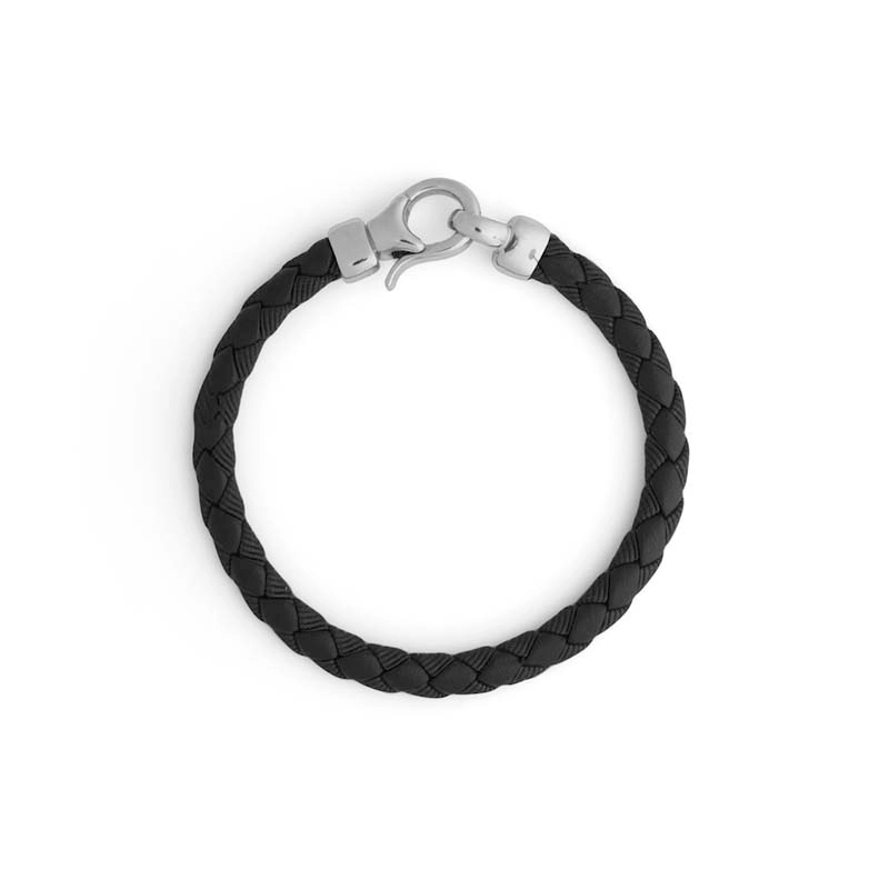 CU Jewellery - Bear Braided Bracelet Black