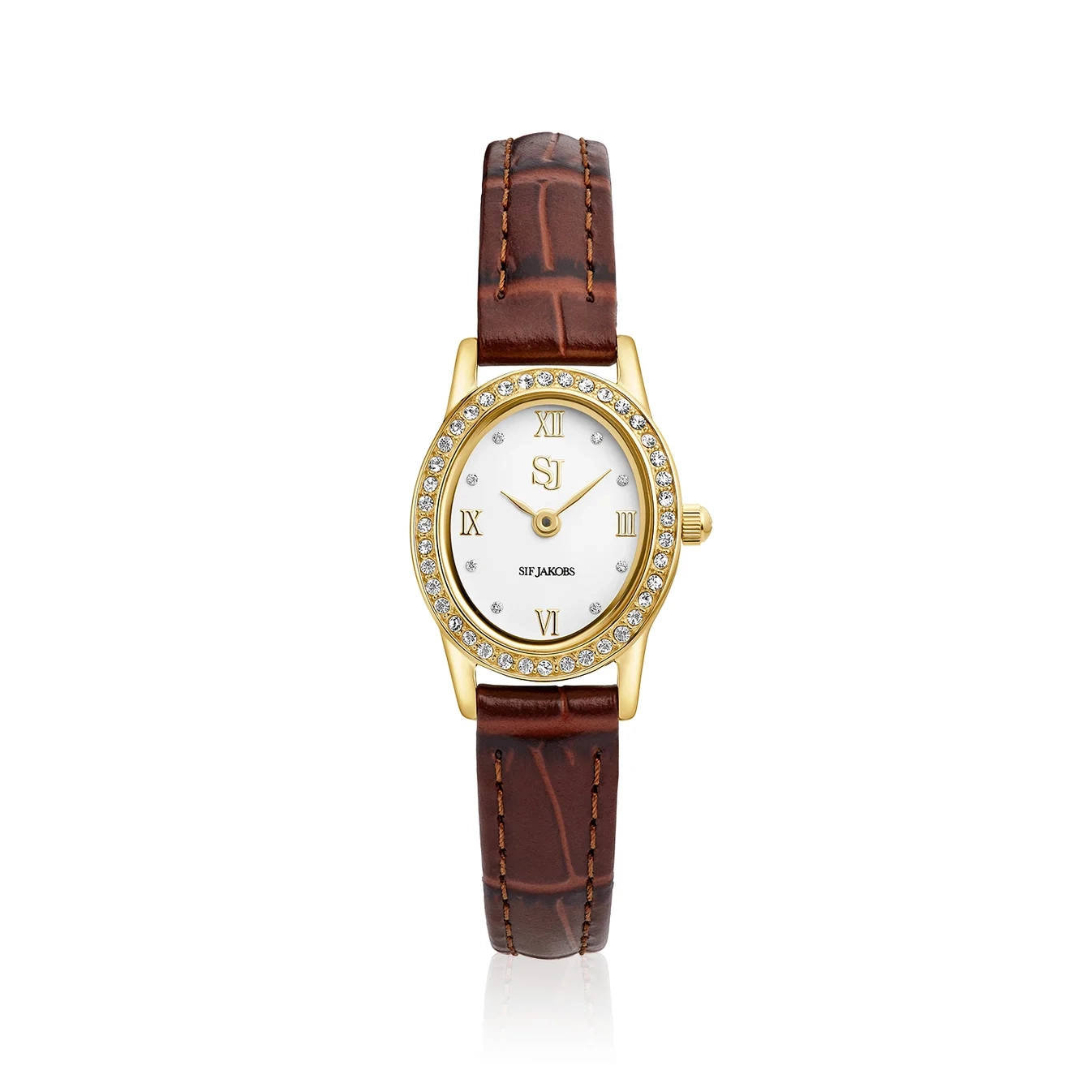 Angelica Watch Brun Guld