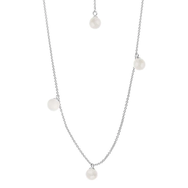 Moon Necklace Long White - Drakenberg Sjölin Halsband - Snabb frakt & paketinslagning - Nordicspectra.se