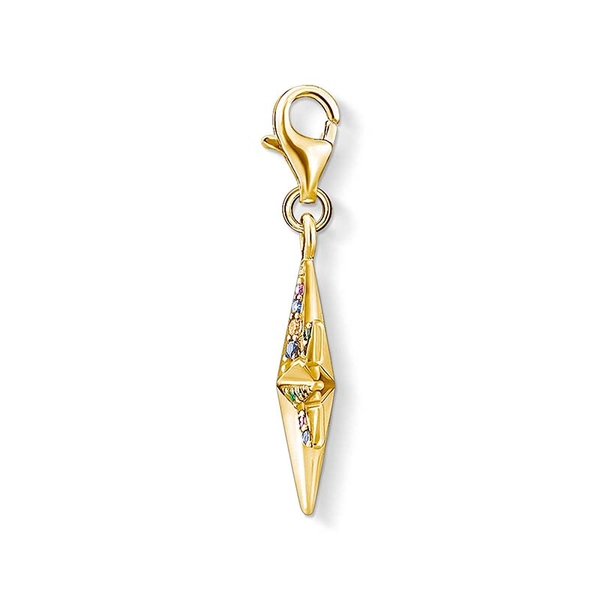 Charm-Anhänger Farbiger Stern gold von Thomas Sabo, Schneller Versand - Nordicspectra.de