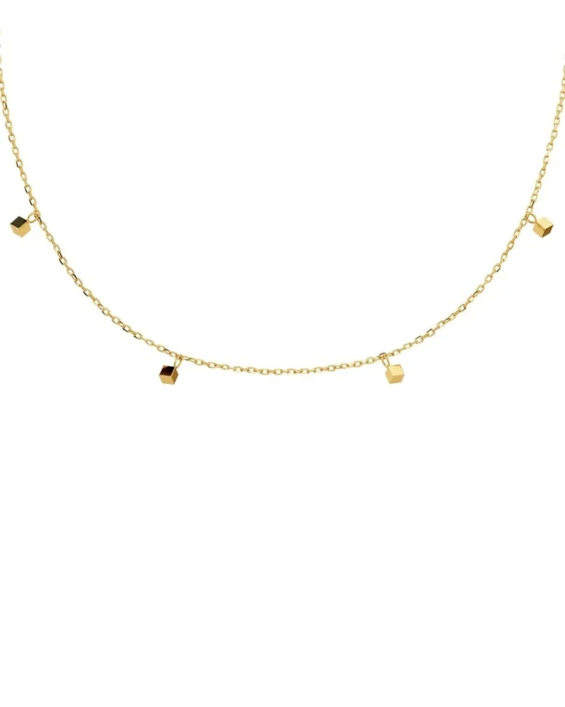 Guldhalsband från Edblad med tärningsberlock