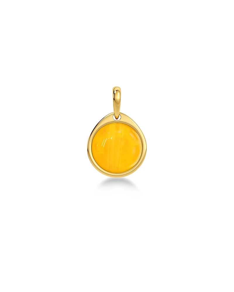 Edblad Birthstone Charm Gold halsband herr – bild 3