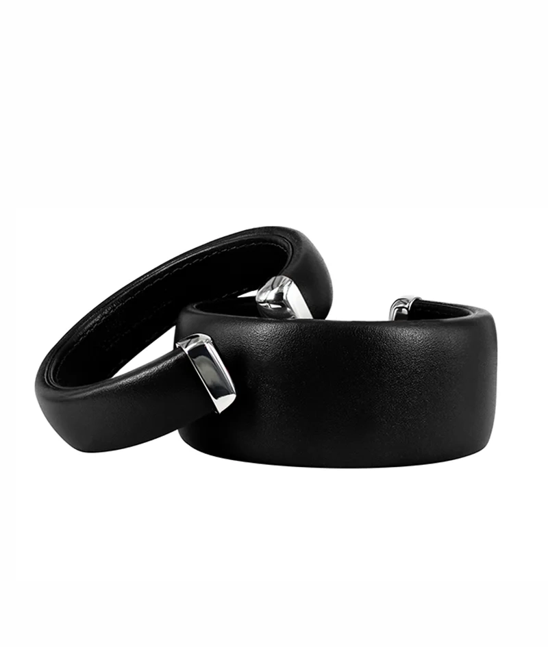 AVA Läder Armband Svart 30 mm - Astrid & Agnes - Nordic Spectra