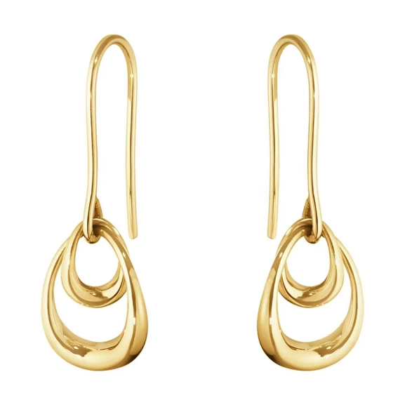 Offspring Hook Earrings Gold - Georg Jensen - Designschmuck mit schnellen und sicheren Lieferungen