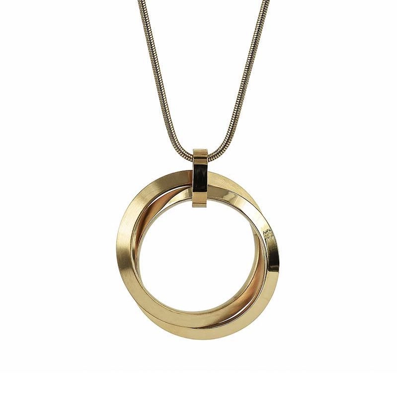 Astrid & Agnes - CHELSEA Kort Halsband Guld / Guld