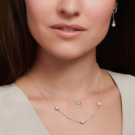 Halsband Tree of Love med Vita Stenar - Thomas Sabo berlock - Snabb frakt & paketinslagning - Nordicspectra.se