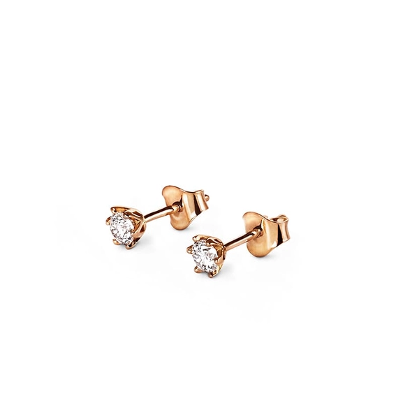 Spectra Diamond Earrings Gold  - Nordic Spectra - Suuri valikoima & ilmainen lahjapaketointi - Nordicspectra.fi