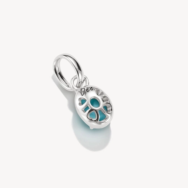 Thomas Sabo CC Connect Månadssten December: berlock i silver med turkosfärgad sten och "Dec"-gravyr