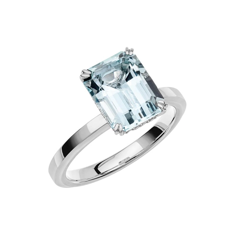Schalins Fairytale 13 18K Akvamarin 3.0 ct Vitguld  - Nordicspectra.se