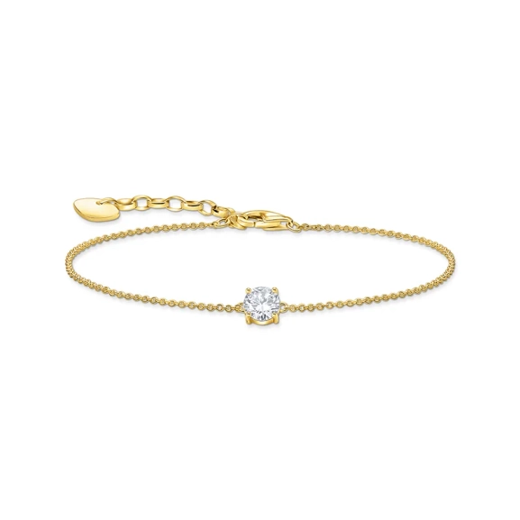 Bracelet with Sparkling Stone Gold - Thomas Sabo - Suuri valikoima & ilmainen lahjapaketointi - Nordic Spectra