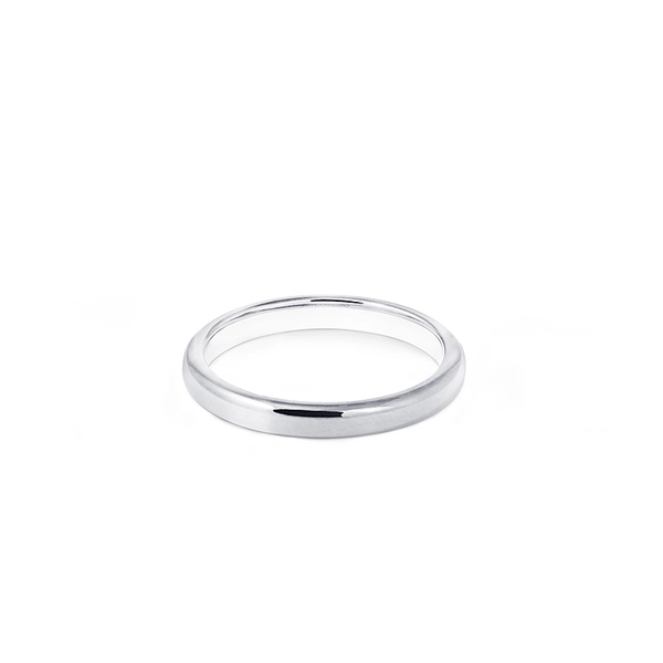 1946 Ring Välvd 3 mm Vitguld - Nordic Spectra - Förstärker livets stora händelser - Nordic Spectra