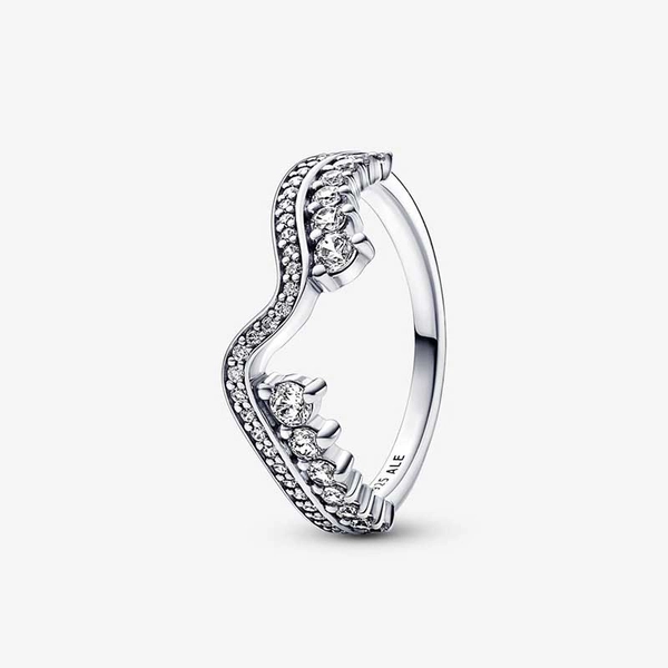 Funkelnde Asymmetrische Wellen Ring von PANDORA, Schneller Versand - Nordicspectra.de