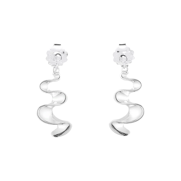 Water Flow Small Earrings från Drakenberg Sjölin