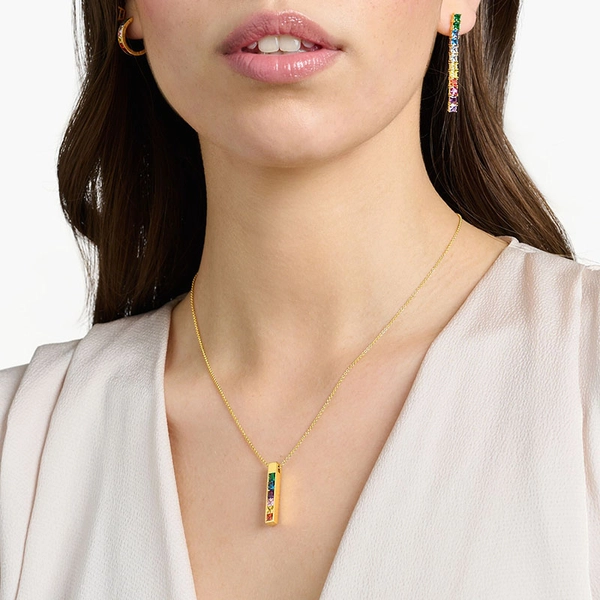 Necklace Colourful Stones Gold - Thomas Sabo - Suuri valikoima & ilmainen lahjapaketointi - Nordicspectra.fi