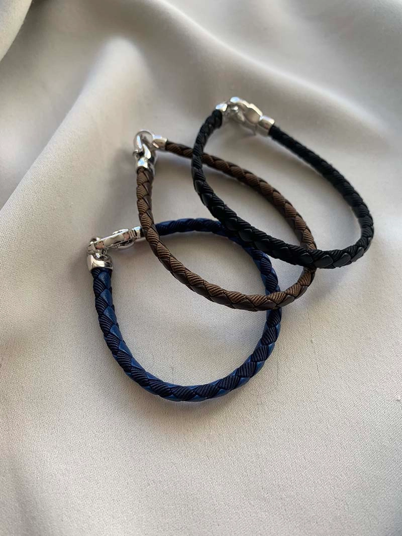 Bear Braided Bracelet Black -CU Jewellery - Snabb frakt & paketinslagning - Nordicspectra.se