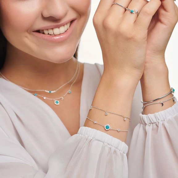 Armband Türkiser Stein von Thomas Sabo, Schneller Versand - Nordicspectra.de