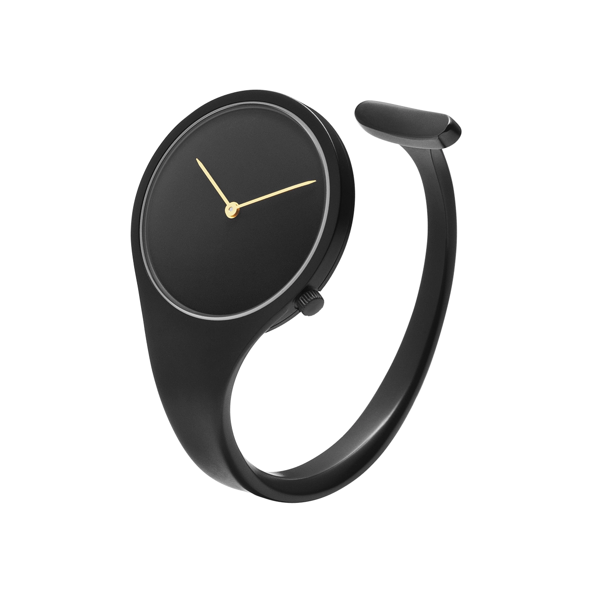 Georg Jensen - Vivianna Bygelklocka 34 mm - Svart PVD