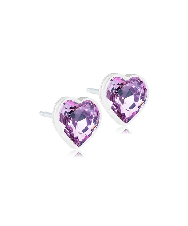 Blomdahl - MP Heart 6 mm Light Amethyst