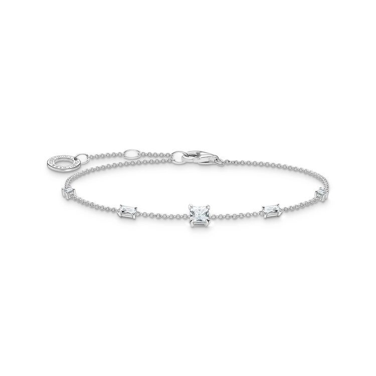 Thomas Sabo - Armband med Vita Stenar