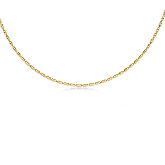 Halsband i 14K guldplätering med eleganta