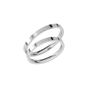 SR1036-2 White Gold - Wedding & engagement rings - Schalins - Scandinavian design - Nordic Spectra