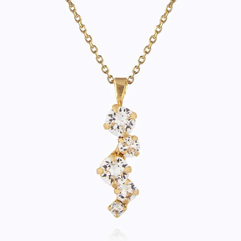 Caroline Svedbom - Elina Necklace Gold Crystal