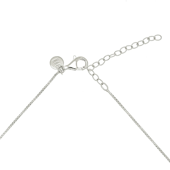 Letters Neck Short Silver -CU Jewellery - Snabb frakt & paketinslagning - Nordicspectra.se