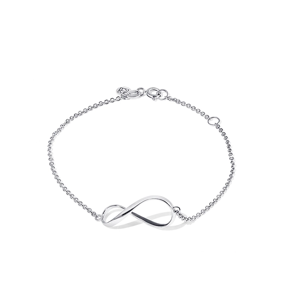 Eternal Flow Single Armband Silver - Snabb frakt & fri paketinslagning - Nordicspectra.se